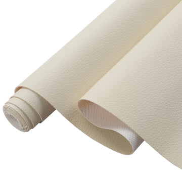 Lychee Faux Leather Fabric - 13.8" x 53" Soft Faux Leather Roll