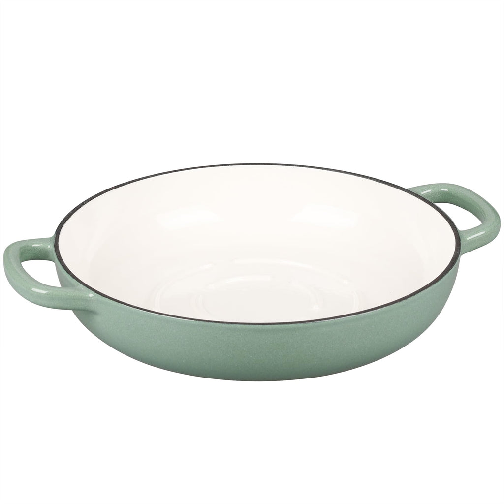 Enameled Cast Iron Dutch Oven Pot with Lid, Round Bread Oven made Sourdough Bread Baking, 6 Quart, Sage Green