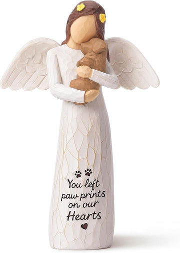 Dog Memorial Angel Figurine