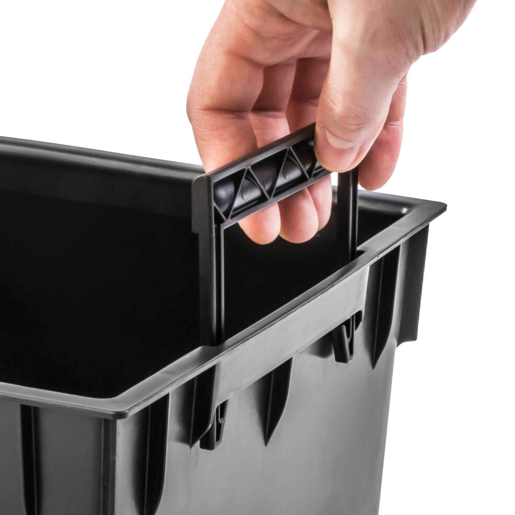 Black (Anthracite) Plastic Planter, 17cm (LWH)