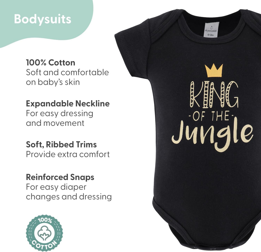 Baby Layette Gift Set for Baby Boys - 16 Piece Boy Baby Clothes to - King of the Jungle