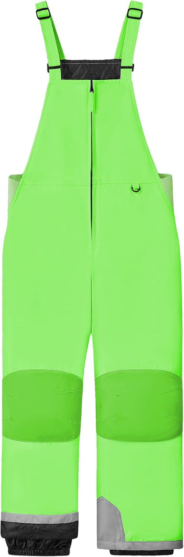 Kids Waterproof Ski Bib Boys Girls Winter Snow Pants