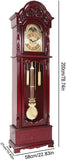 Grandfather Clock, Solid Wood Classical Vertical Clock, Vertical Clock, Chinese Style Floor Clock, European Style Living Room Pendulum...