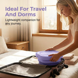 Portable Washing Machine,Foldable Mini Washer Travel Washing Machine,8L 3 Modes Upgraded Small Collapsible Laundry for