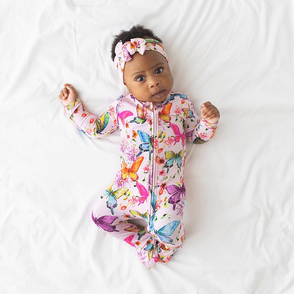 Girls Convertible Baby Sleepers, Toddlers Footless Pajamas