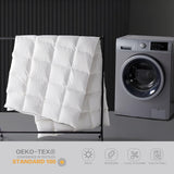 Feather Down Comforter Queen, All Season White Duvet Insert