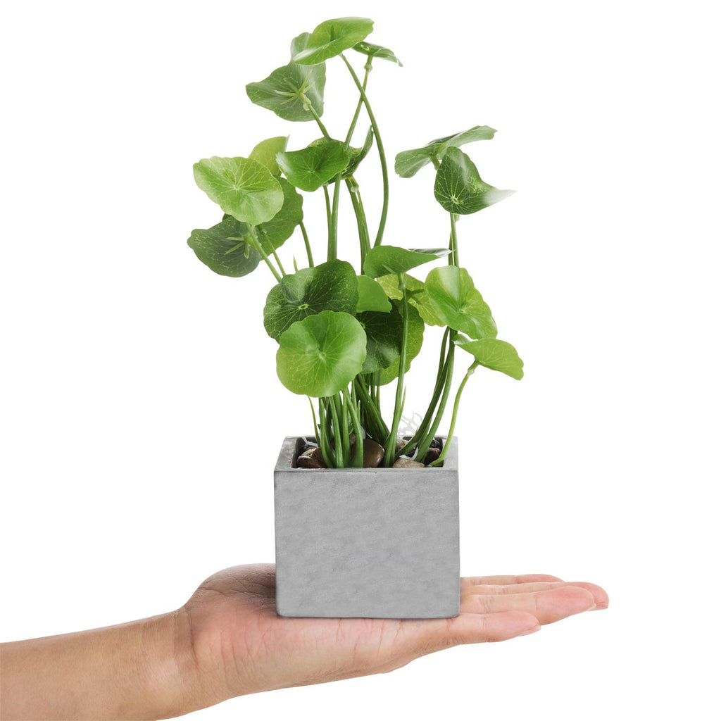 Artificial Plants Indoor, Set of 3 Small Fake Potted Plants, Faux House Plant Decor