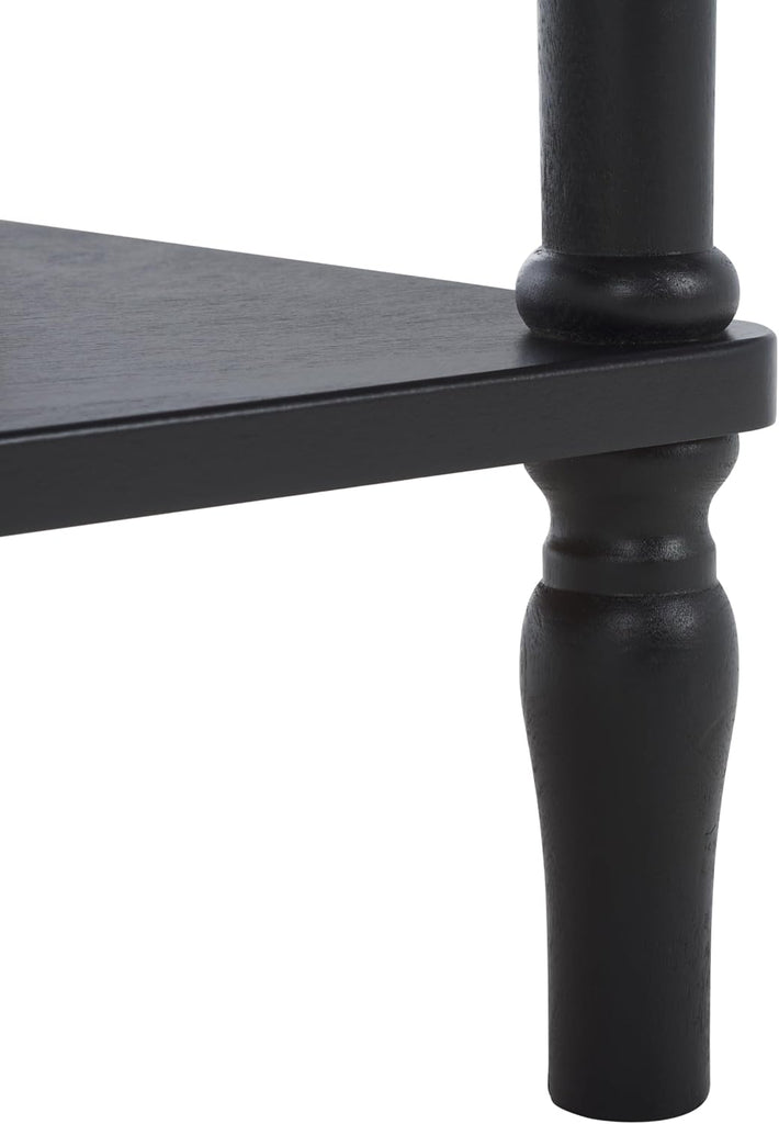 Collection Haven French Country Farmhouse Matte Black Console Table , Foyer