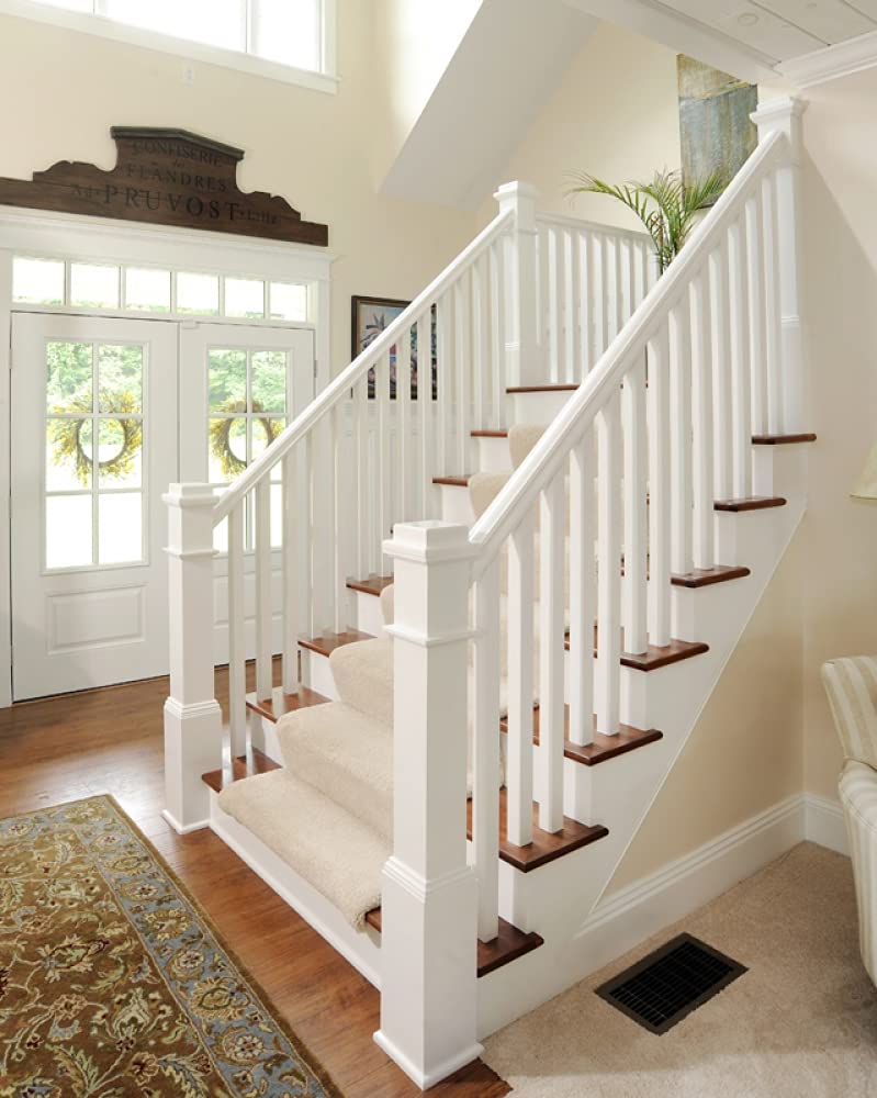 Box Newel Post 6.25" Newel Post -White Oak -Red Oak- Poplar 4091 Newel Post (Poplar)