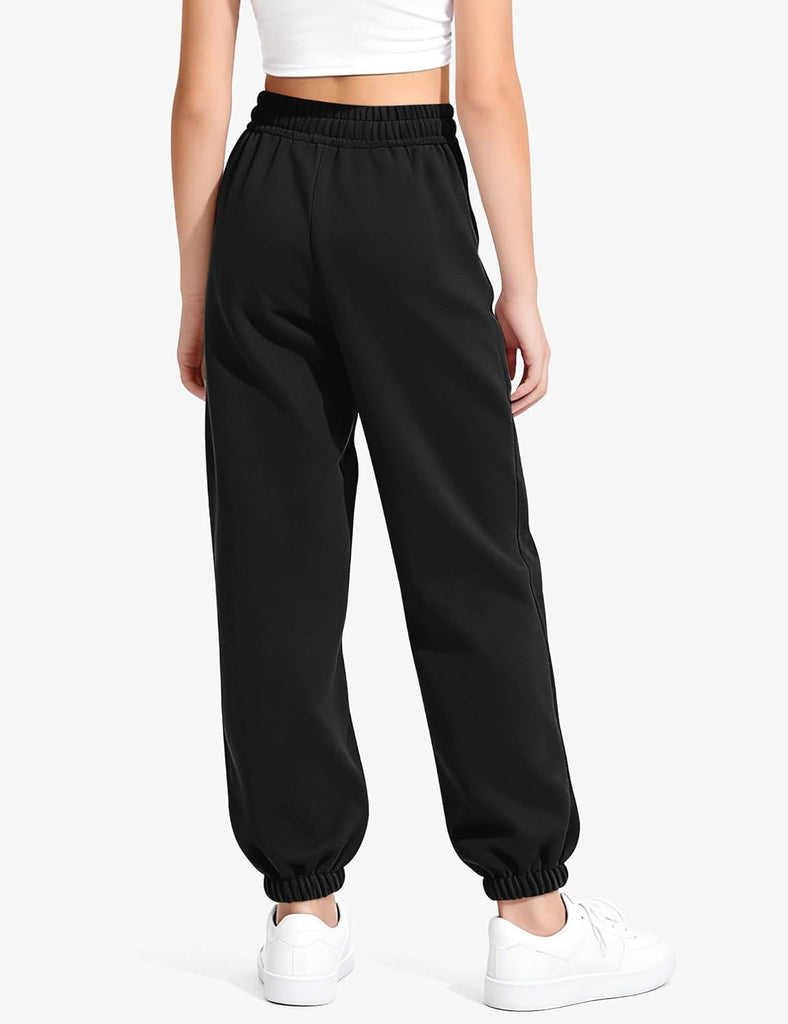 Girls Sweatpants Fleece Athletic Lounge Pants Kids Joggers