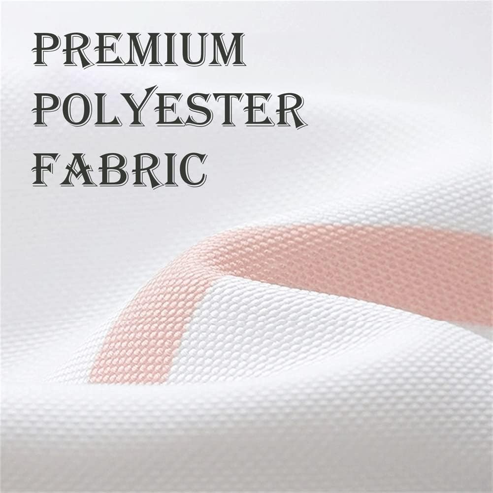 2 Panels Waterproof UV Protection Outdoor Curtains Privacy Screen, Stripe Printing Insulated Blackout Indoor Outdoor