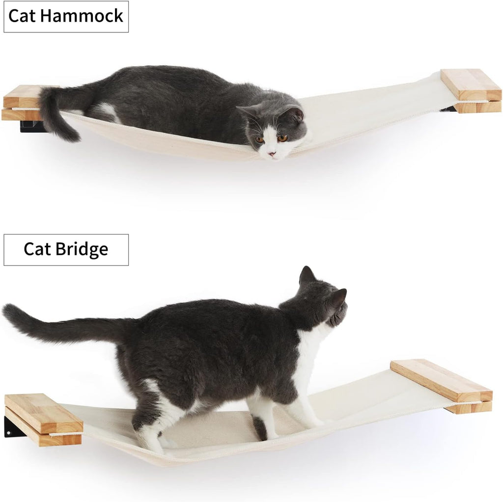 Cat Wall Hammock, 34 x 13 inch Kitten Wall Furniture