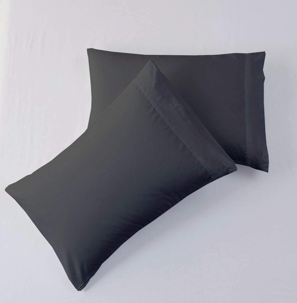 Full Size Sheet Set, 100% Egyptian Cotton Premium Hotel Quality 4 Piece Sheets Sets, High Thread Count Dark Grey