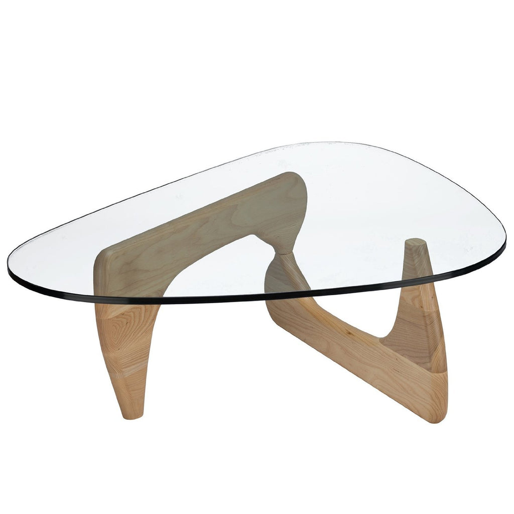 Inspired Noguchi Style Interior Coffee Table Natural Finish Base