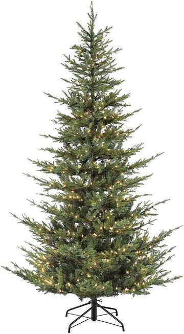 7.5 Foot Pre-Lit Natural Fir Artificial Christmas Tree with 700 Clear Lights