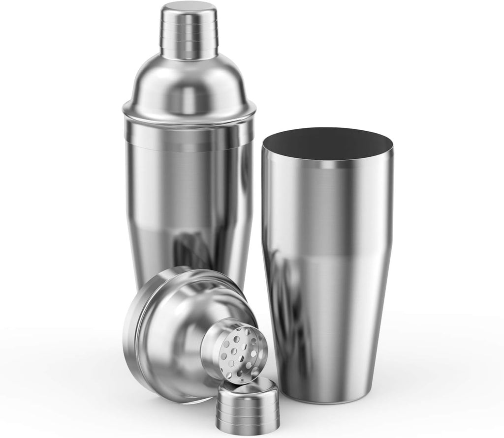 Cocktail Shaker Set,24oz Martini Shaker,Bartender Kit with Stand - Set of 4