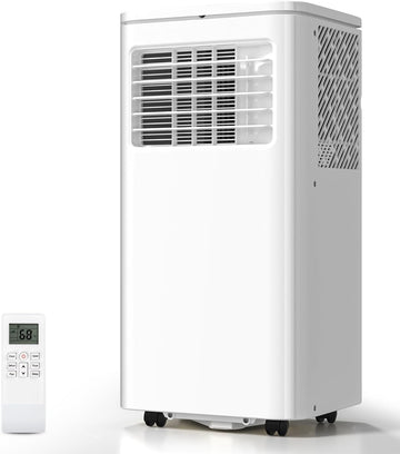 3-in-1 Portable Air Conditioners,8000BTU Portable AC Units Cools 350 Sq.Ft. with 24H Timer Remote Control