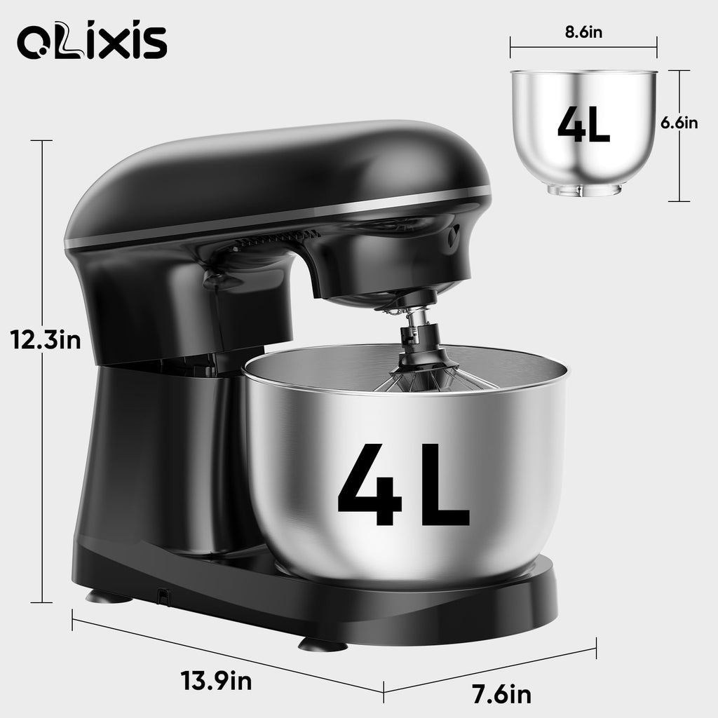 6.3 Qt Stand Mixer, 10-Speed Tilt-Head Electric Mixer for Baking