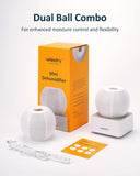 2 Hours Fast Rechargeable Mini Dehumidifier - Wireless Gun Safe Dehumidifier, Auto-Shutoff