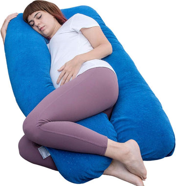 Pregnancy Pillow, U Shaped Full Body Pillow for Maternity Support, Sleeping Pillow with Cover for Pregnant Women