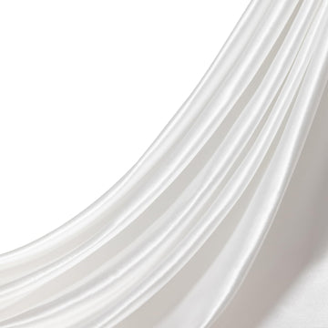 Off White Satin Fabric by The Yard, 3 Yards, 55 Inch Wide