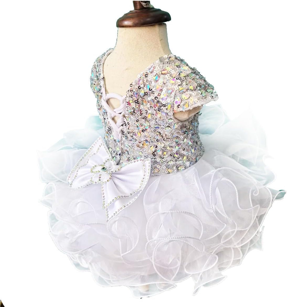 Pageant Dress Handmade Beaded Dresses Toddler Pageant Princess Dress