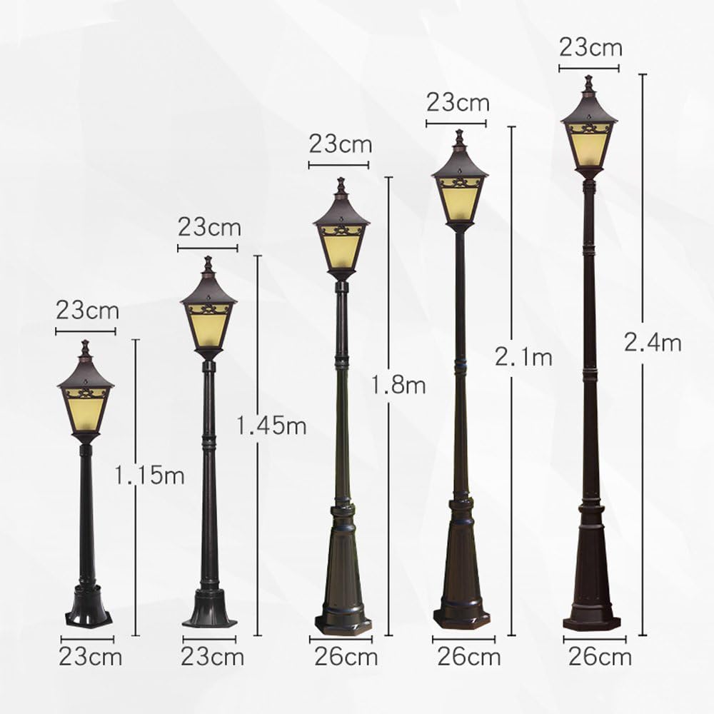 Outdoor Lamp Post Light,Victorian Outdoor Waterproof Street Light