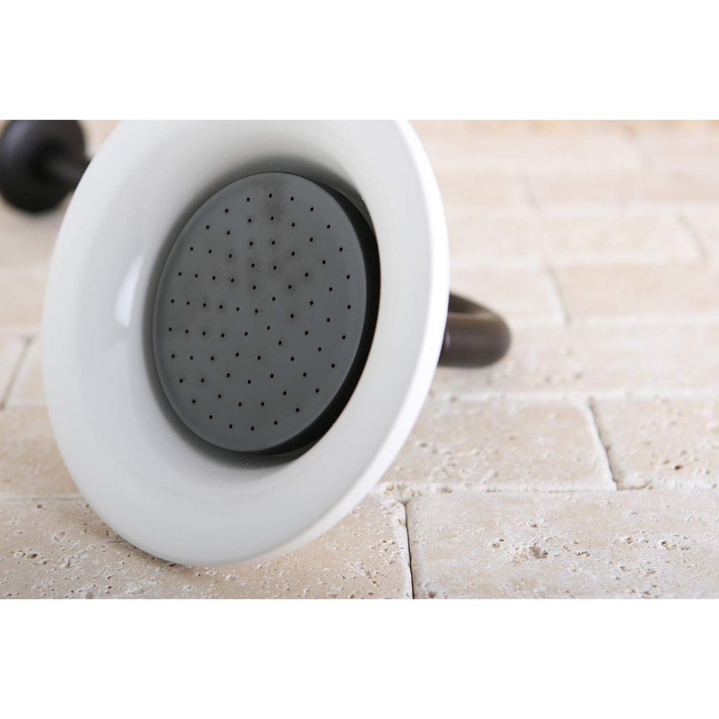 P60ORB Designer Trimscape Victorian Sunflower Shower Head, Oil Rubbed Bronze,6-1/4" , Oil-Rubbed Bronze