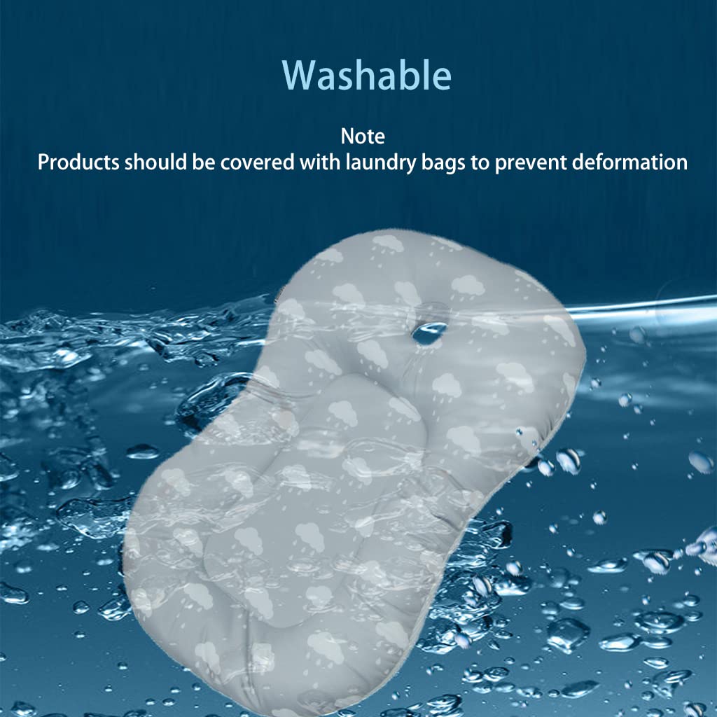 Baby Bath Mat, Baby Bath Pad, Soft Anti-Slip Babies Baths Insert