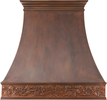 Copper Range Hood Insert