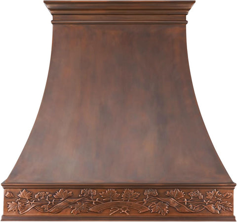 Copper Range Hood Insert