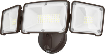 LED Outdoor Flood Lights 3500LM 35W Security Light Dusk to Dawn | 5500K White Light, IP65 Waterproof, Hardwired, Easy
