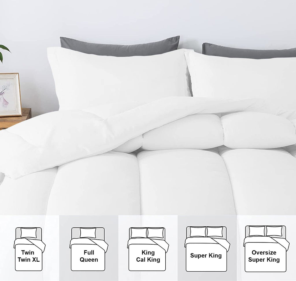 5 PC Straight Line Pattern Comforter Set Premium Super Soft 600 GSM All Season | 1000 Thread Count | 100% Egyptian