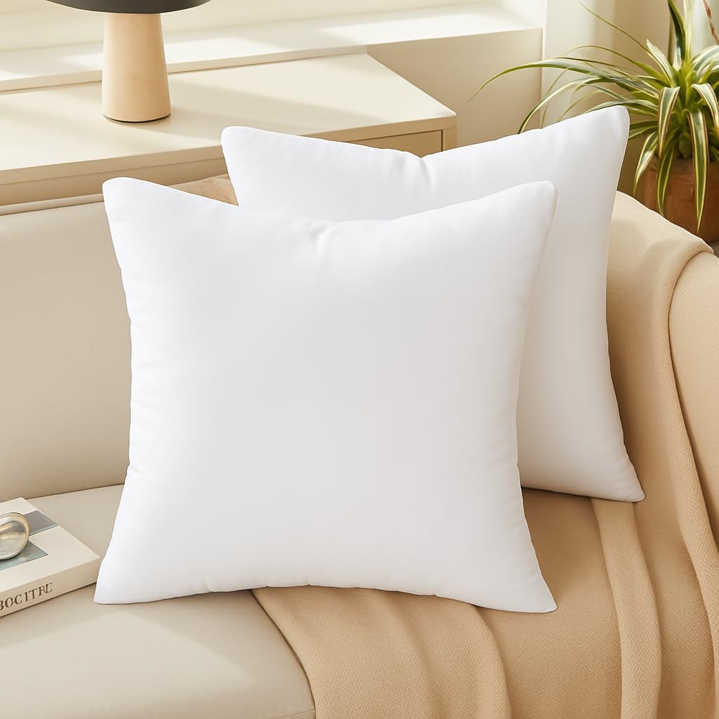 18 x 18 Throw Pillow Inserts - Set of 2