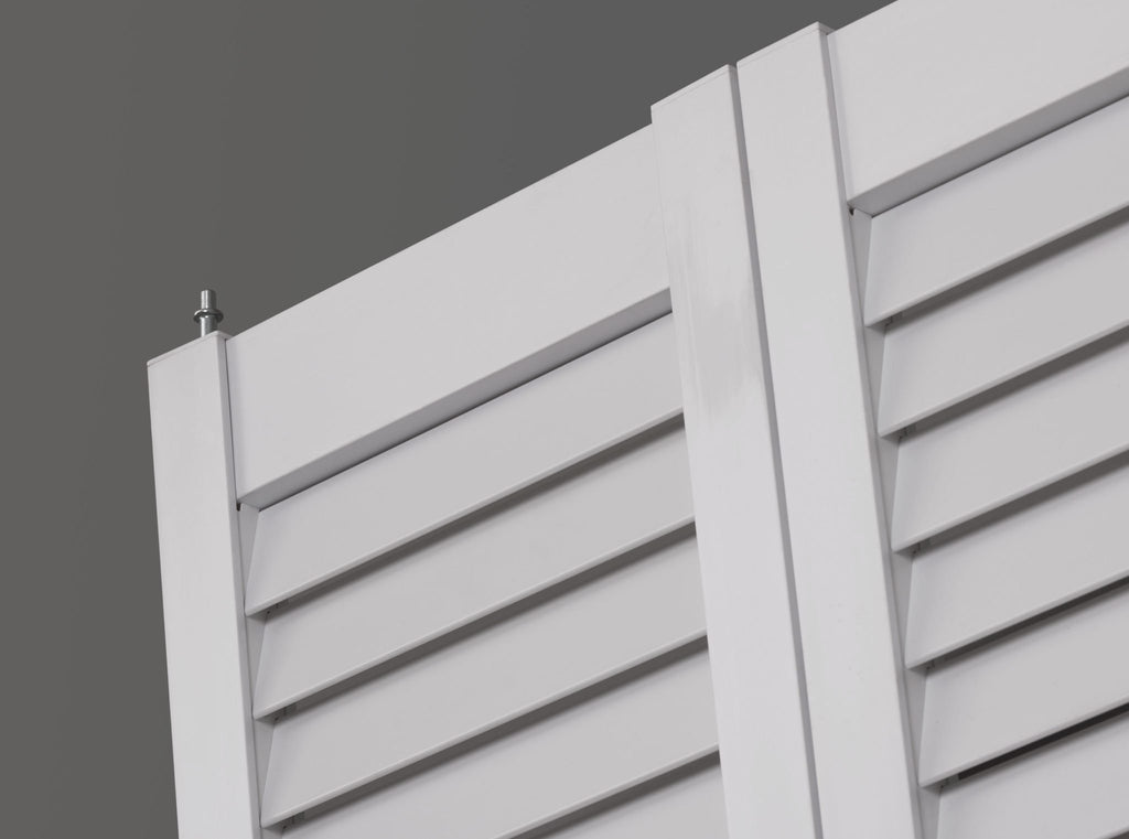 SEALP32 Seabrooke PVC Louvered & Panel Interior Bifold Door, 80 in. x 32 in., White