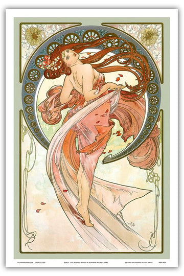 Dance - Art Nouveau Beauty Poster Print