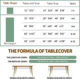 White Tablecloth 60 x 120 Inch,Textured Jacquard Spillproof Wrinkle Resistant Polyester Table Cloth,