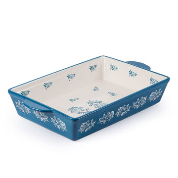 Ceramic Baking Dish Set - 13x9 Lasagna Pan & Casserole Dish