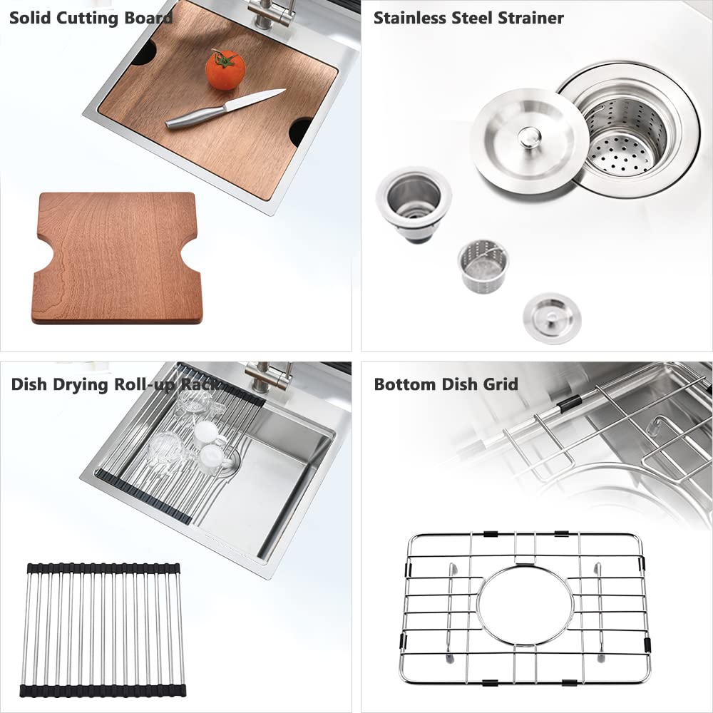 18x18 Bar Sink Drop In Wet Bar Sinks Small Kitchen Sink Workstation
