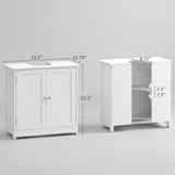 23.5" Pedestal Sink Storage Cabinet
