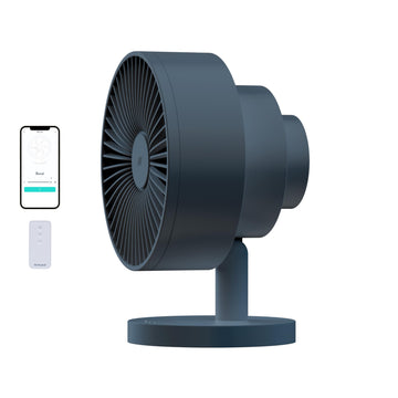 Smart Fan, Ultra-Quiet 2-in-1 Air Circulator with Remote