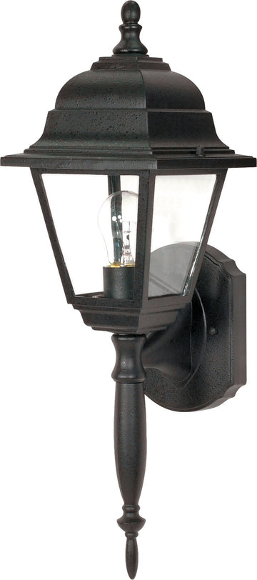 60/542 Traditional One Light Outdoor Wall Mount from Briton collection in Black finish