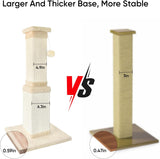 Cat Scratching Post for Large Cats, Cat Scratcher for Indoor Cats Adults