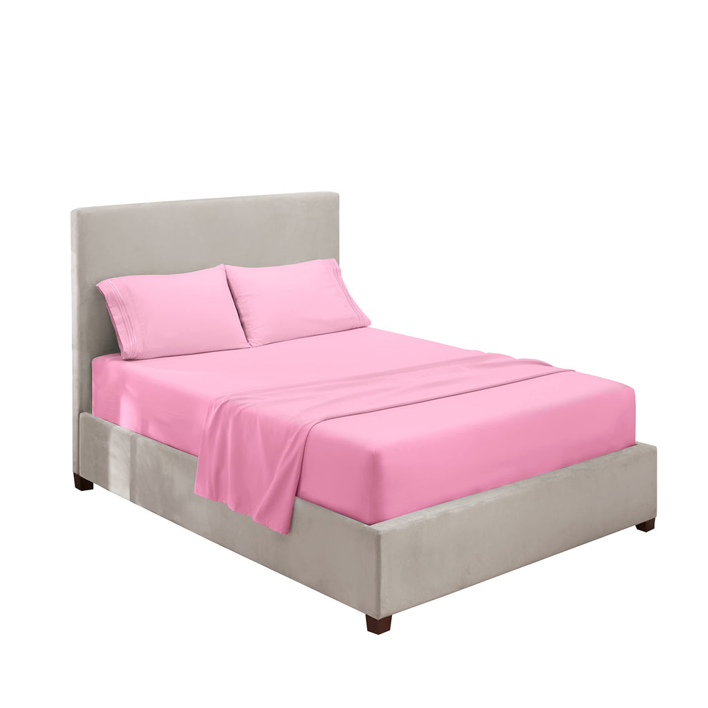 RV Short Queen Size Sheets - 4 Piece Bed Sheet Set, Hotel Luxury Double Brushed Bed Sheets - Extra Soft Bedding