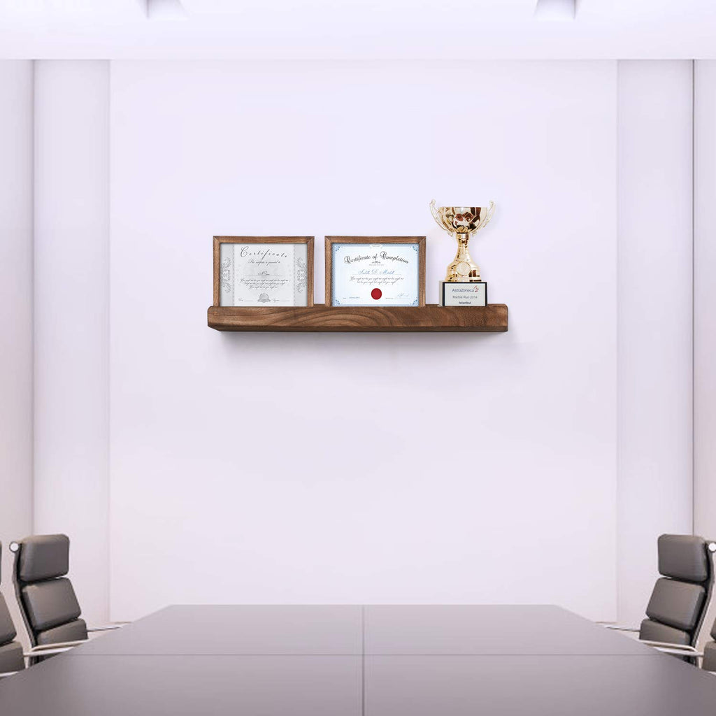 Certificate Frames 8.5 x 11 Picture Frames Diploma Frame with Stand Rustic Wood Document Frame with High Definition