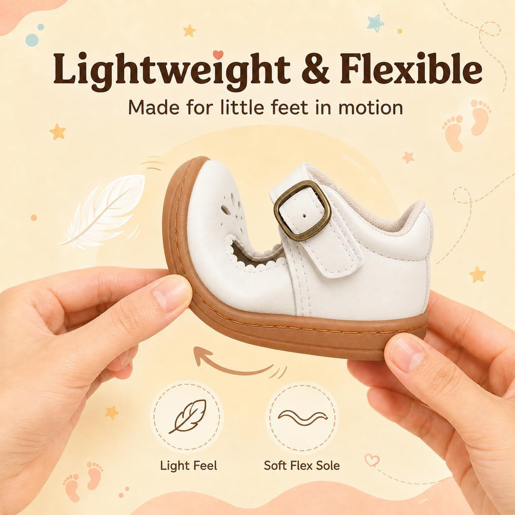 Toddler Girls Wide Mary Jane Dress Shoes