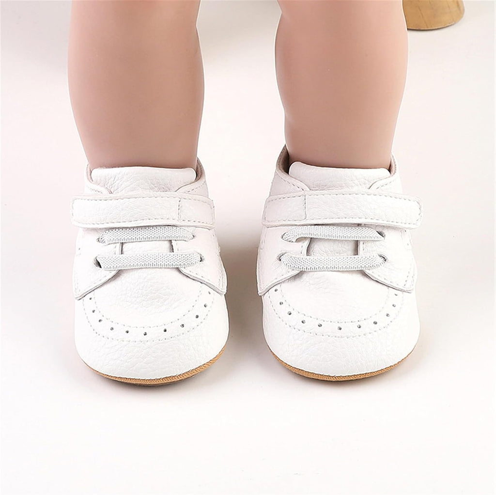 Baby Boys Girls Anti-Slip Sneakers Soft Ankle Boots Toddler First Walkers Crib Shoes
