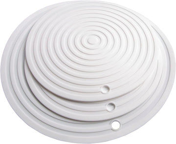 Silicone Trivets Mats for Pots and Pans, Heat Resistant Pot Holders, Flexible Hot Pads Table, Non Slip Mats, Dia11.81