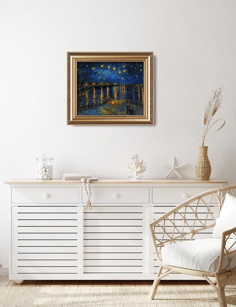 Vincent Van Gogh Wall Art, Starry Night Over the Rhone, 26x22''