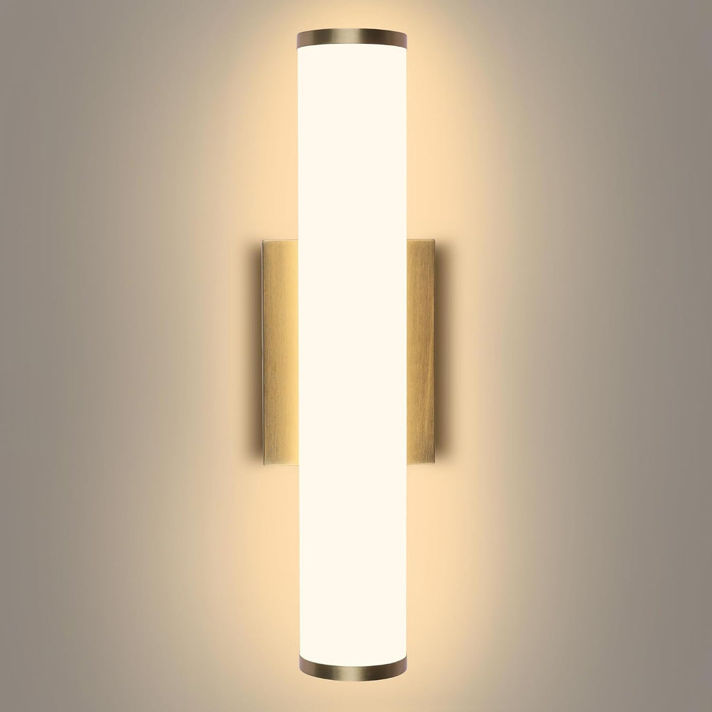 16in Modern Wall Sconces, Dimmable Bathroom Vanity Lights, 3000K Warm White LED Indoor Sconces Lighting for Bathroom